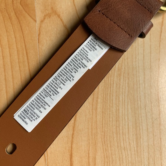 Banana Republic Pointed Buckle Belt Cognac Medium - Picture 4 of 10